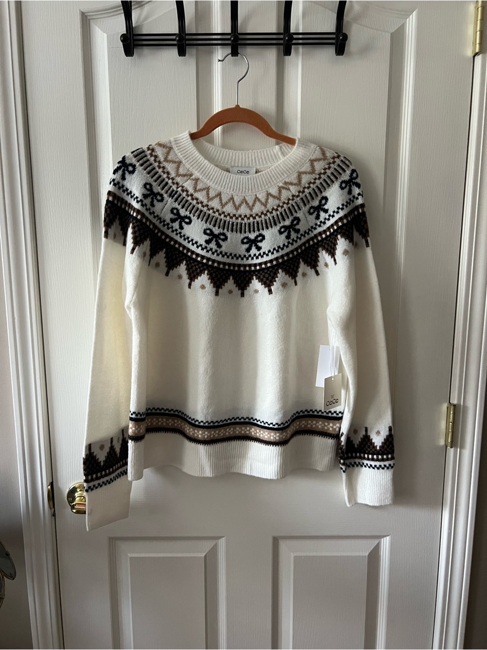 CeCe NWT Bow Sweater